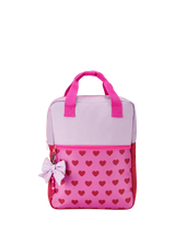 John Lewis Small Stuff Kids' Colour Block Backpack, Bright Pink- Buy online at McGrocer
