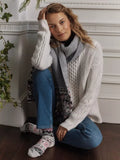 Hobbs Fair Isle wool blend scarf, UK version