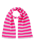 Benetton Kids' Two Tone Striped Knit Scarf