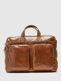 Rodd & Gunn Cambridge leather briefcase cognac - British product