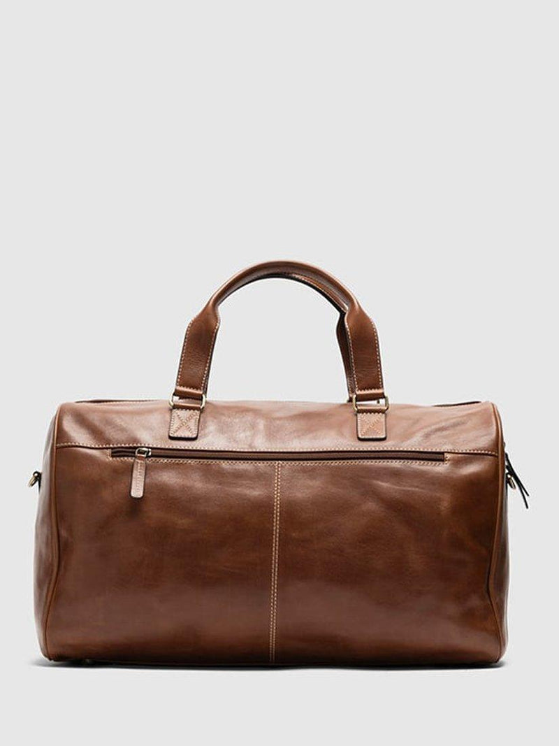 Rodd & Gunn Princeton weekender bag cognac 37L, imported from the UK