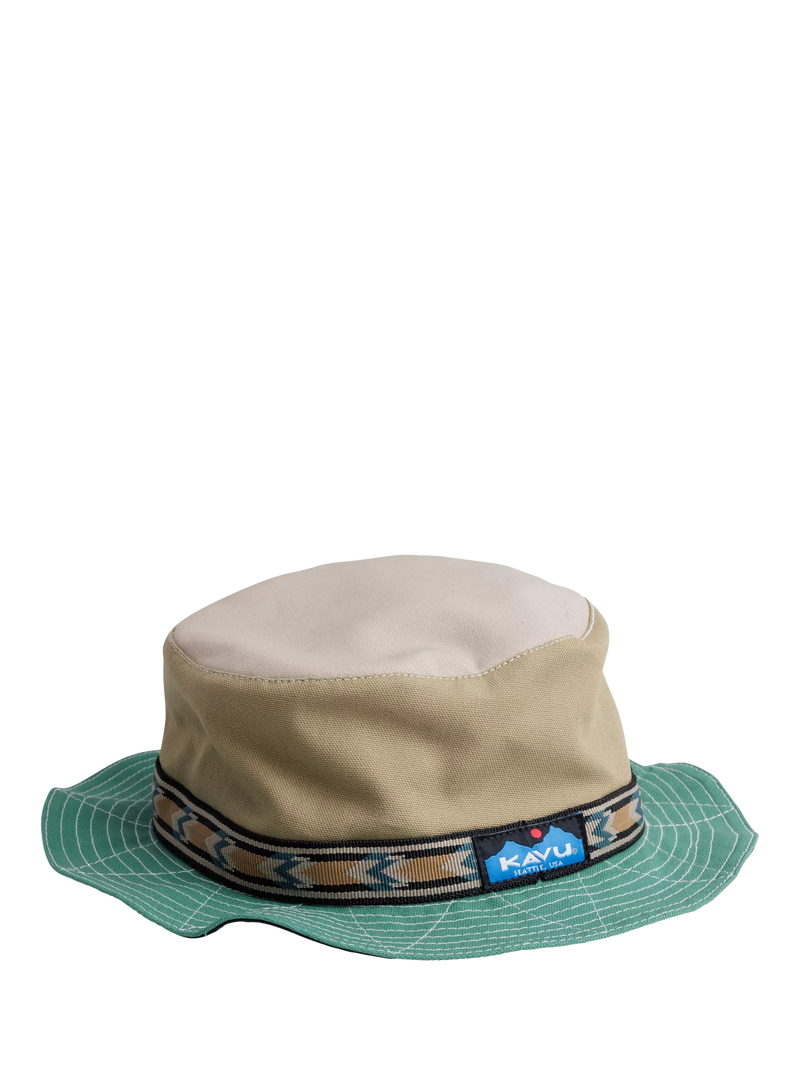KAVU Strap Bucket Hat Forest Mix organic cotton (British brand)