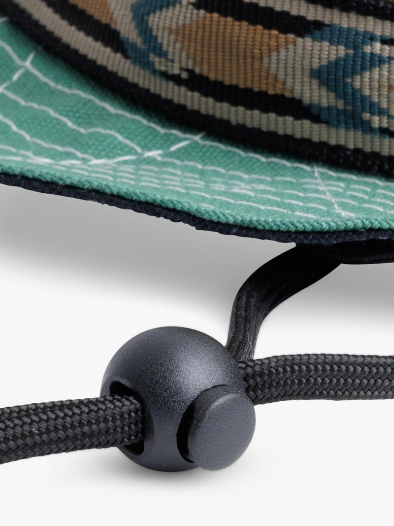 KAVU Strap Bucket Hat Forest Mix organic cotton (British brand)