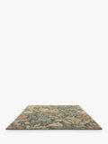 Morris & Co. Compton Trellis floral rug green (British brand)