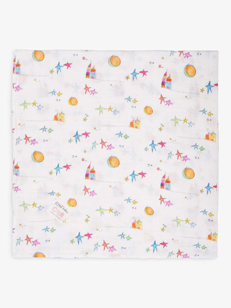 From Babies with Love organic baby swaddling shawl 120cm, UK version