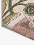 Morris & Co. Hyacinth Floral Rug Natural, imported from the UK