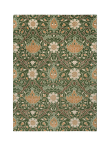 John Lewis Morris & Co. Montreal Pure Wool Rug, Green, 240cm x 170cm- Buy online at McGrocer