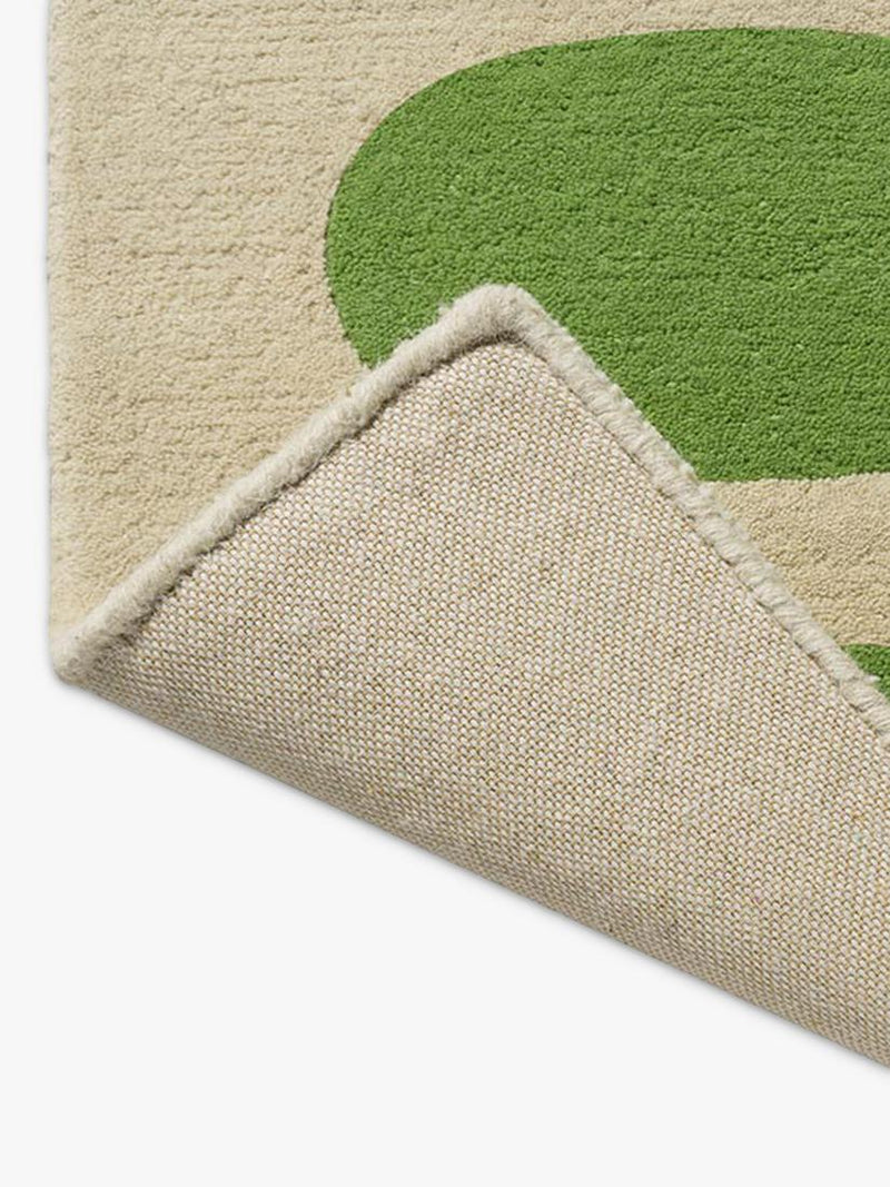 Orla Kiely Optical Oval pure wool rug 180x120cm (British brand)