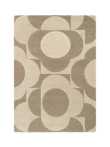 John Lewis Orla Kiely Prism Flower Pure Wool Rug Ecru 180x120cm- Buy online at McGrocer