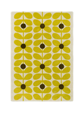 Orla Kiely yellow wool rug 180x120 cm, UK version