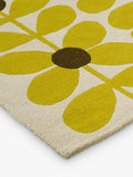 Orla Kiely yellow wool rug 180x120 cm, UK version