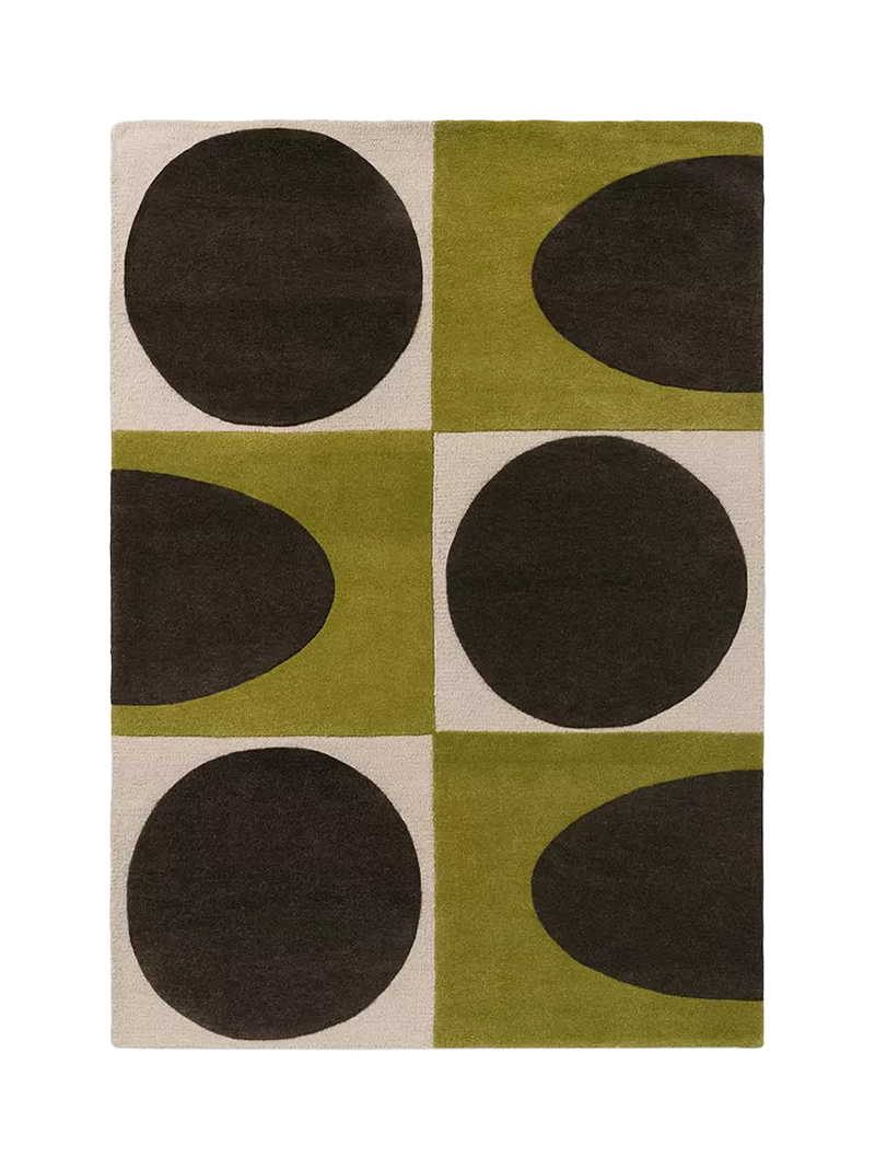 Orla Kiely Spot Square Pure Wool Rug