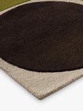 Orla Kiely geometric spot wool rug 180x120cm, imported from the UK