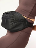 Girlfriend Collective belt bag black, imported from the UK