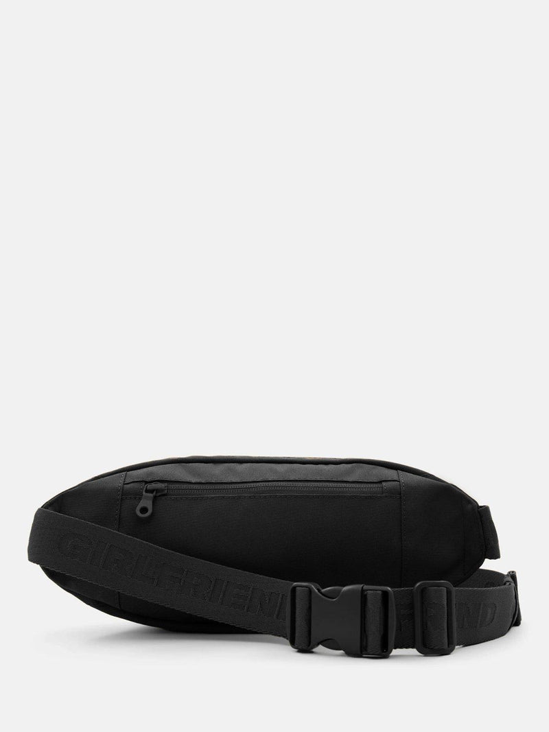 Girlfriend Collective belt bag black, imported from the UK