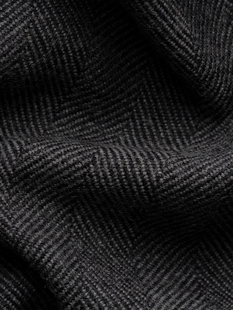 Eton merino wool herringbone scarf, imported from the UK