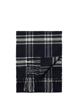 John Lewis Eton Merino Wool Check Scarf- Buy online at McGrocer
