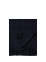 John Lewis Eton Merino Wool Scarf Navy Blue- Buy online at McGrocer