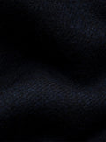 Eton merino wool scarf in navy blue, imported from the UK