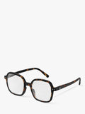 IZIPIZI oversized square reading glasses tortoise - British product