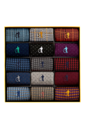 London Sock Company designer sock collection gift box 15 pairs, UK version