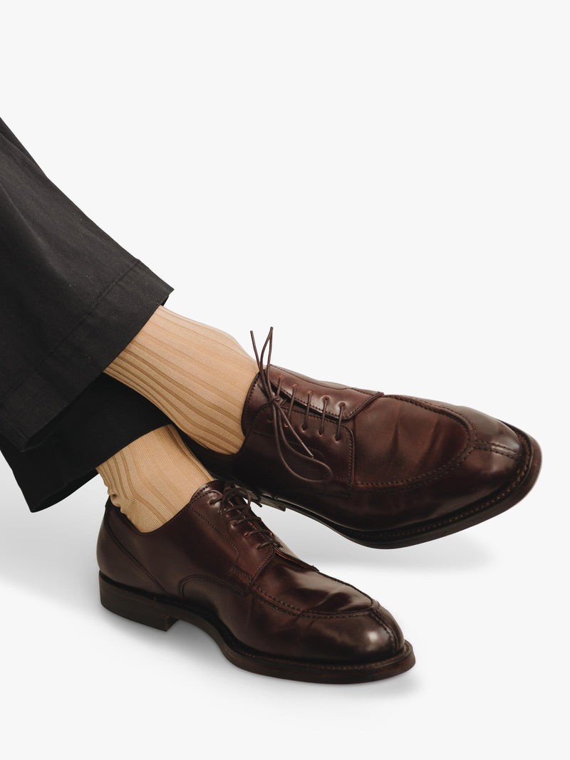 London Sock Company socks pack of 3 brown (British brand)