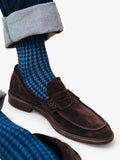 London Sock Company Dash of Class socks navy pack of 6, imported from the UK