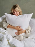 Bedfolk down square pillow medium firmness (British brand)