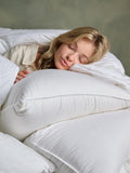 Bedfolk down square pillow medium firmness (British brand)