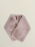 Hobbs plain faux fur scarf 17cm x 80cm (British brand)