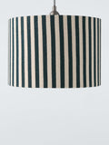 John Lewis Herringbone Stripe drum lampshade 25cm (British brand)