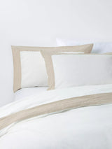 John Lewis John Lewis Ainsdale Washed Cotton Blend Duvet Cover Set, White, Double- Buy online at McGrocer