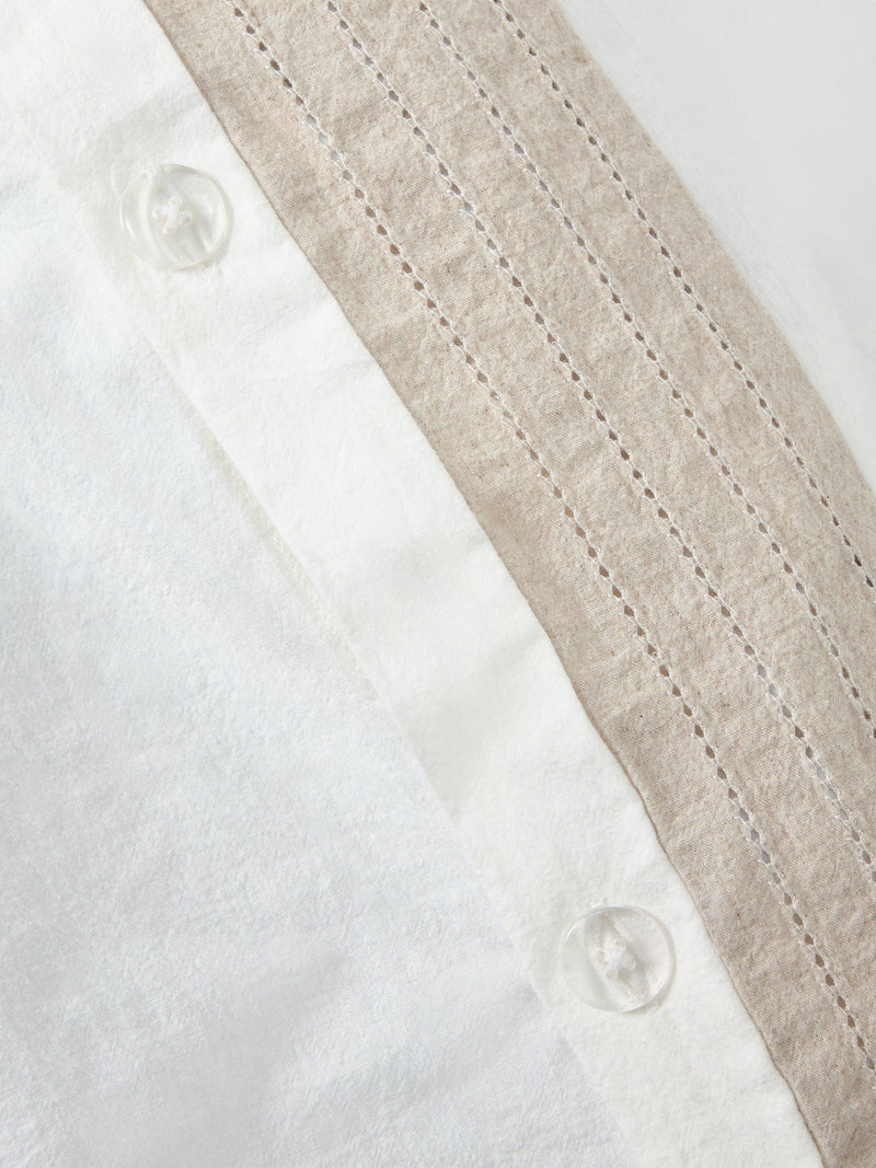 John Lewis Ainsdale duvet cover set double white, UK version