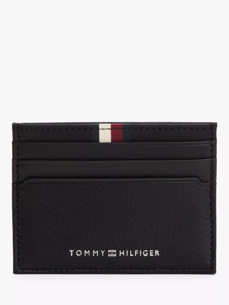 Tommy Hilfiger leather credit card holder black (British brand)