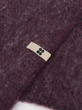 Sweaty Betty wool blend tassel scarf Neptune Purple - British product