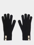 Sweaty Betty Soft Cloud knitted gloves black - British product