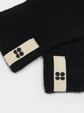 Sweaty Betty Soft Cloud knitted gloves black - British product