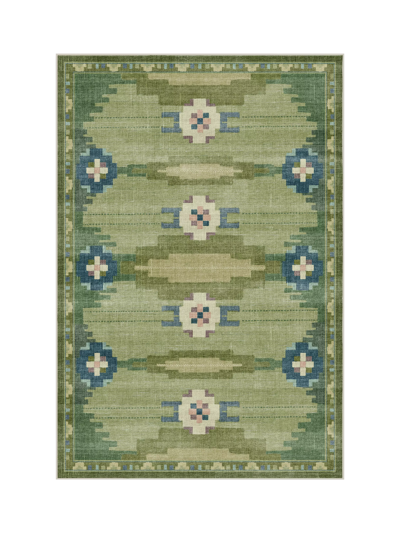 Ruggable Annika rug green 90x60cm, UK version