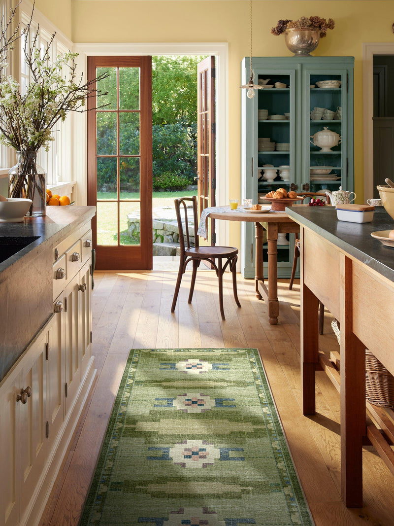 Ruggable Annika rug green 90x60cm, UK version