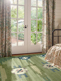 Ruggable Annika rug green 90x60cm, UK version