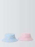 John Lewis baby bucket hats Daisy/Stripe pack of 2, UK version