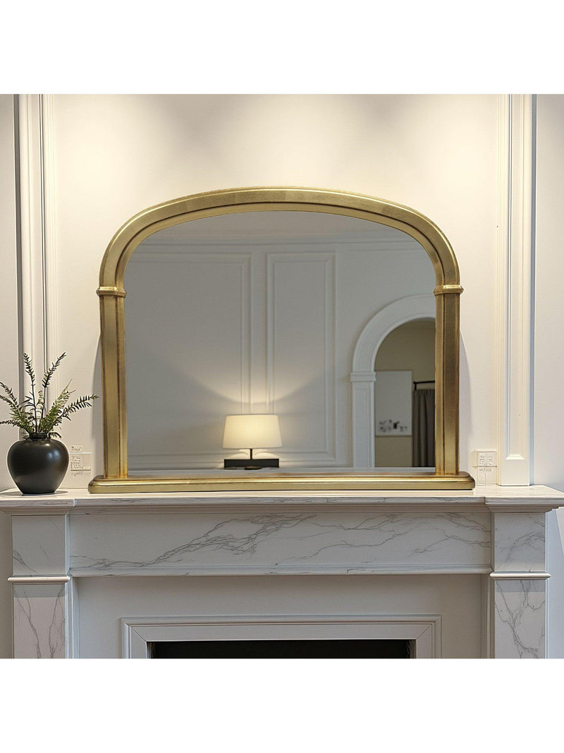 Yearn arched overmantel wall mirror 127x112cm (British brand)