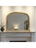 Yearn arched overmantel wall mirror 127x112cm (British brand)