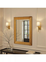 John Lewis Yearn Fluted Rectangular Frame Wall Mirror, Gold- Buy online at McGrocer