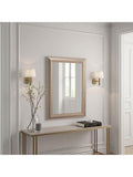Yearn champagne textured wall mirror 102x74.5cm, imported from the UK