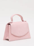 Phase Eight pure suede evening bag pale pink, imported from the UK
