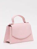 Phase Eight pure suede evening bag pale pink, imported from the UK