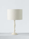 John Lewis Ameena boucle cylinder lampshade in white (British brand)