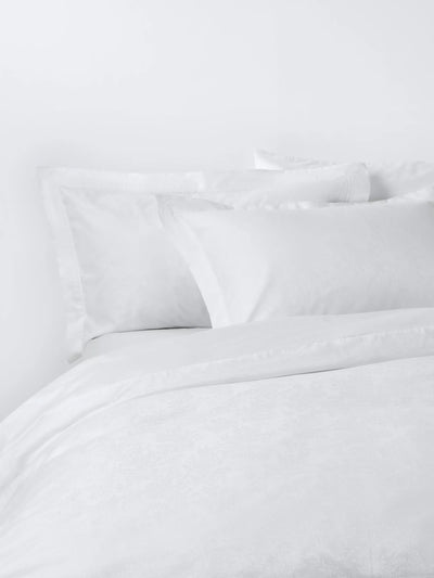 John Lewis John Lewis Kaia Egyptian Cotton Floral Jacquard Duvet Cover Set Double- Buy online at McGrocer