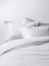 John Lewis John Lewis Kaia Egyptian Cotton Floral Jacquard Duvet Cover Set Double- Buy online at McGrocer